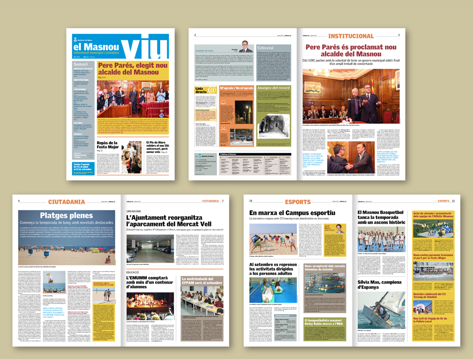 04. El Masnou Viu, publicaci� municipal